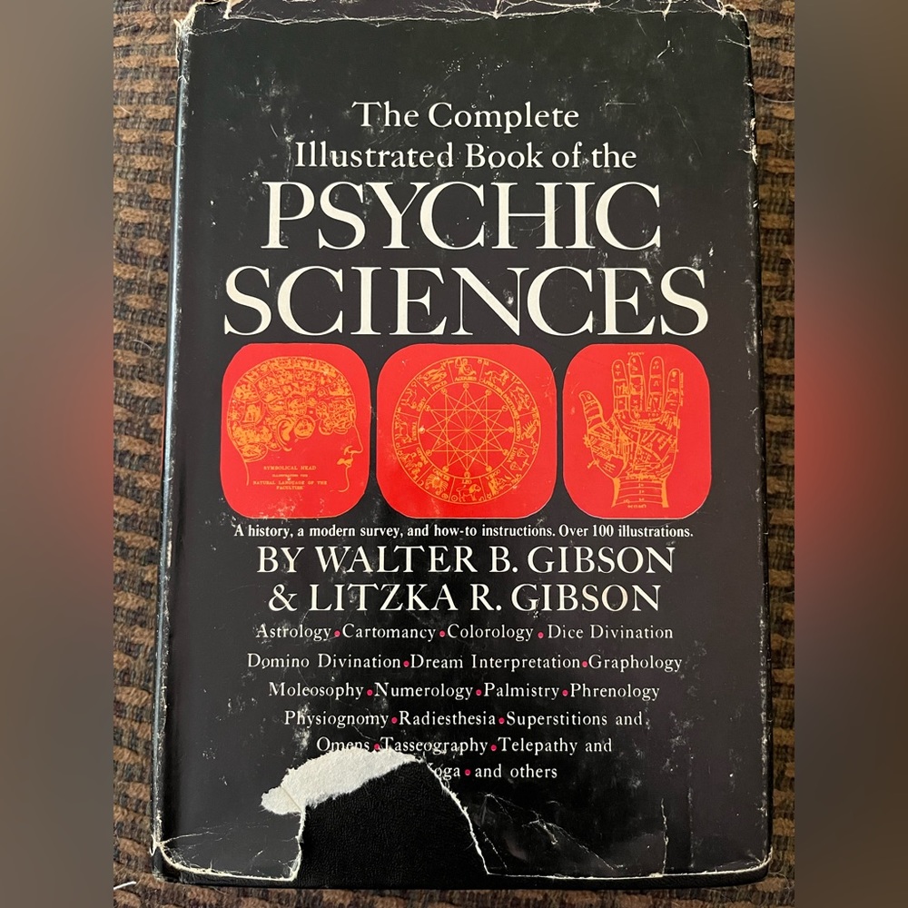 The Complete Illustrated Book of Psychic Sciences - Gibson (1966, Hardcover)